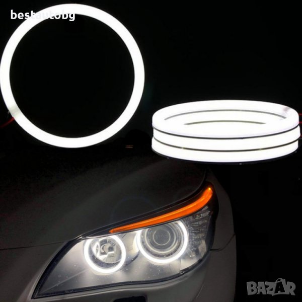 LED SMD Ангелски очи "STRONG POWER" ЗА BMW E90 / E91, снимка 1
