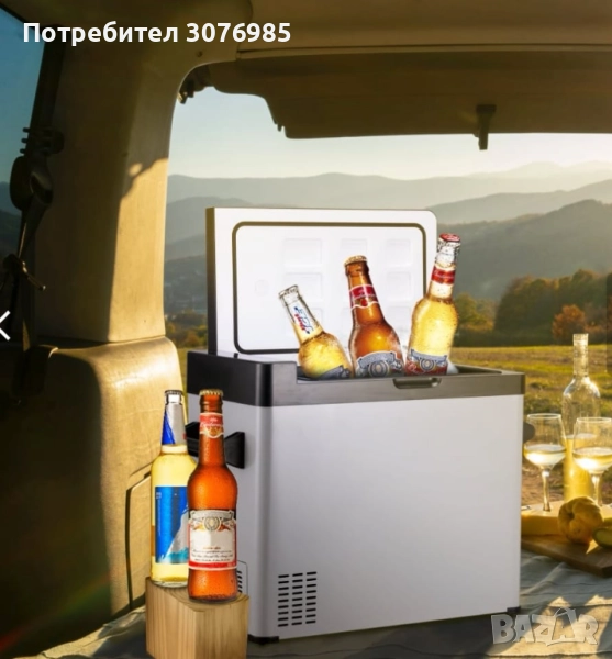 Компресорен хладилник и фризер за кола, 60 литра 12/24/220 V, снимка 1