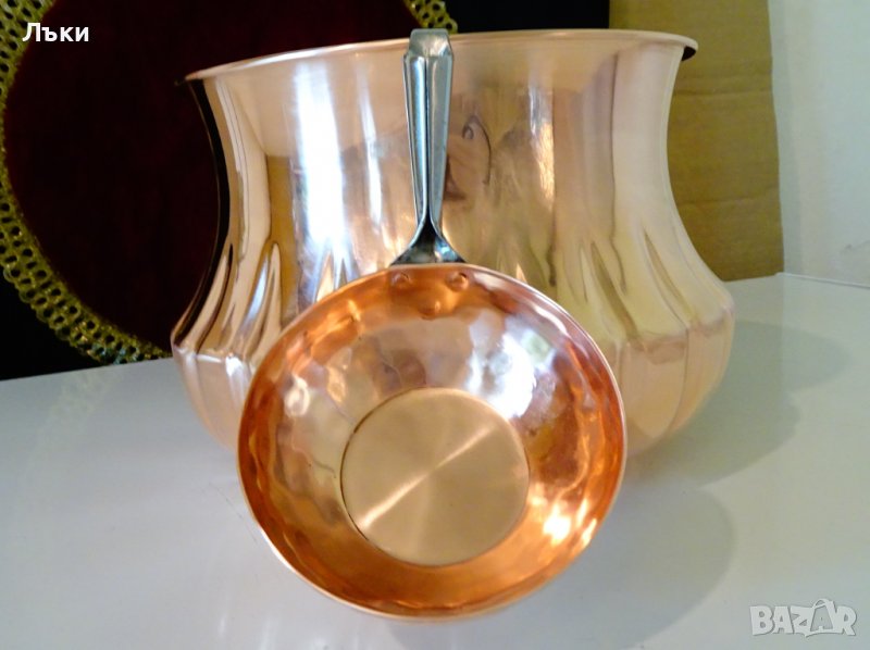 Меден черпак ръчно кован. , снимка 1