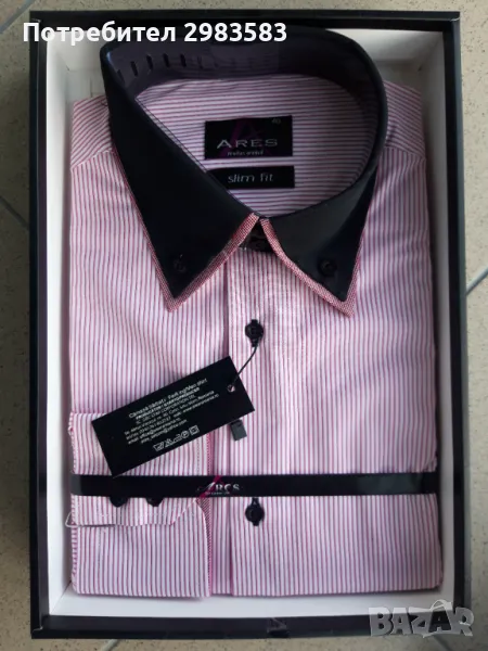 Риза луксозна ARES №40  /Semi Fit/ - 35 лв. нова , снимка 1