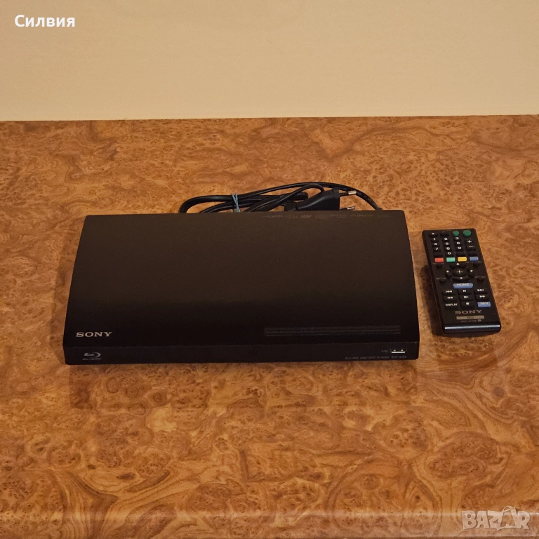 Sony BDP-S185 с дистанционно и HDMI кабел Blu Ray Блу Рей PlayStation, снимка 1