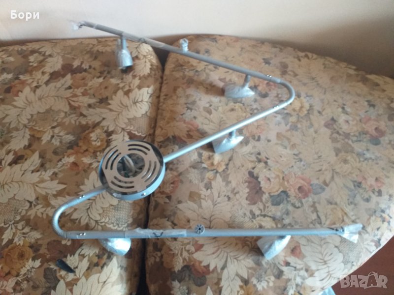 Таванна,стенна лампа 5 крушки, снимка 1