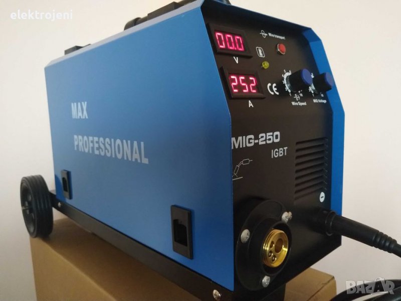 MAX PROFESIONAL Телоподаващо устройство CO2 MIG 250А - Телоподаващ Апарат - ТОП ЦЕНА, снимка 1