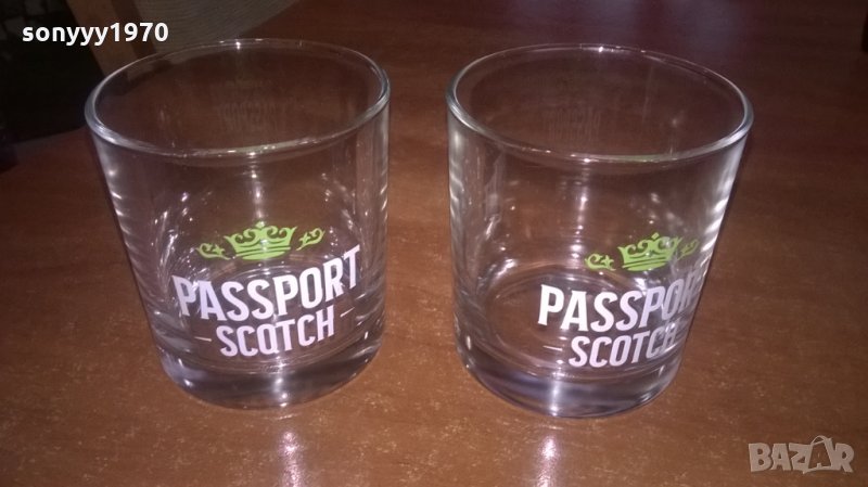 ❤️passport-2бр чаши за уиски, снимка 1