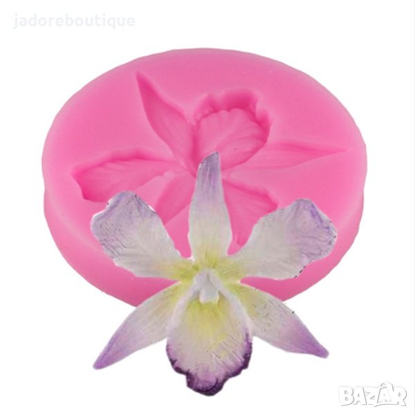 Силиконов молд орхидея , снимка 1