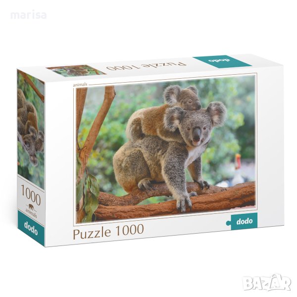 Пъзел Koala baby and mom Dodo, 1000 части 301183D, снимка 1