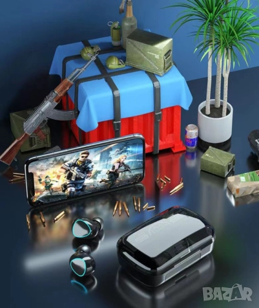 Безжични Bluetooth слушалки с LED цифров дисплей  , снимка 1