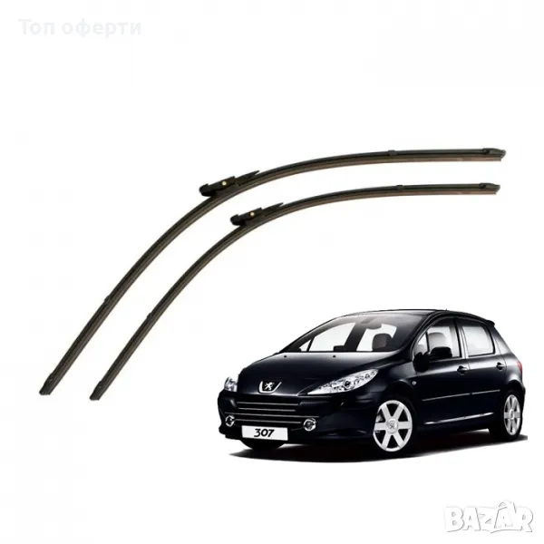 Предни чистачки съвместими с Peugeot 307 2брк-т, снимка 1