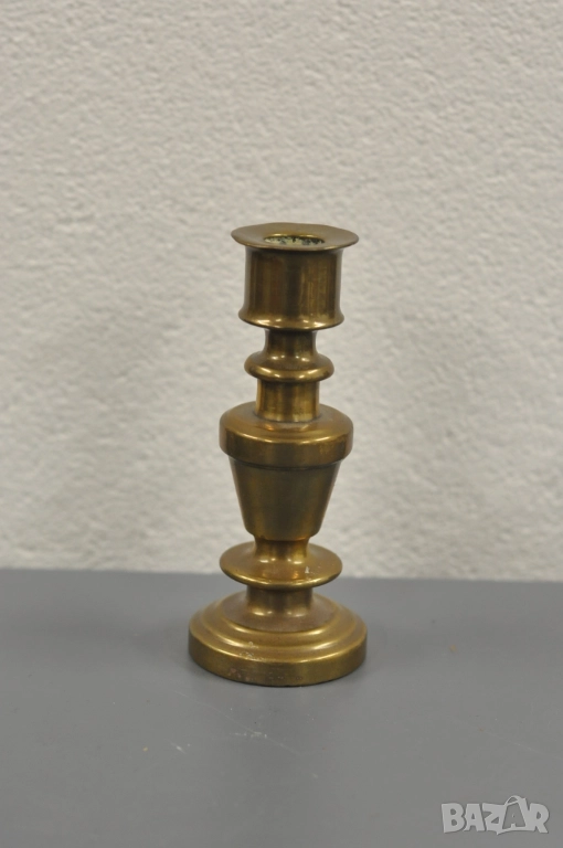 Стар месингов свещник, снимка 1