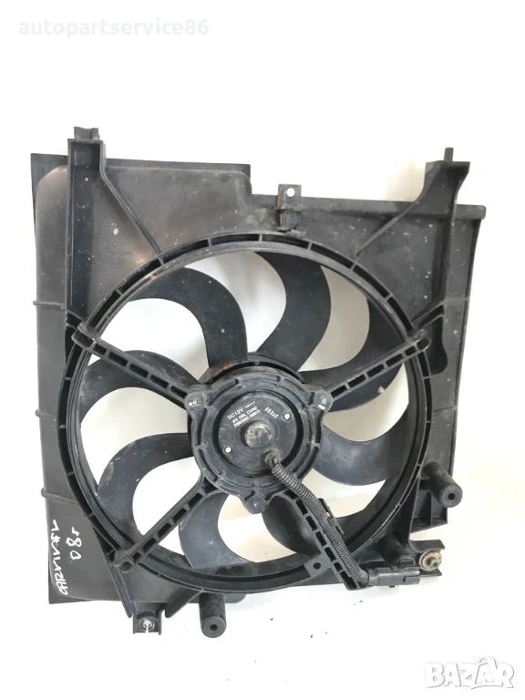 Мотор на вентилатора на радиатора за KIA Carnival 2.9 CRDi (2006–2010) 97730-4DXXX, снимка 1