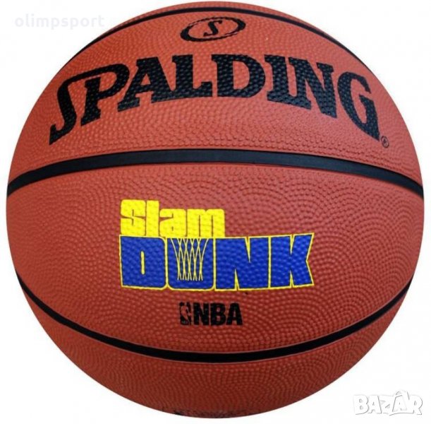 баскетболна топка Spalding Slam Dunk нова размер 7 каучукова, снимка 1