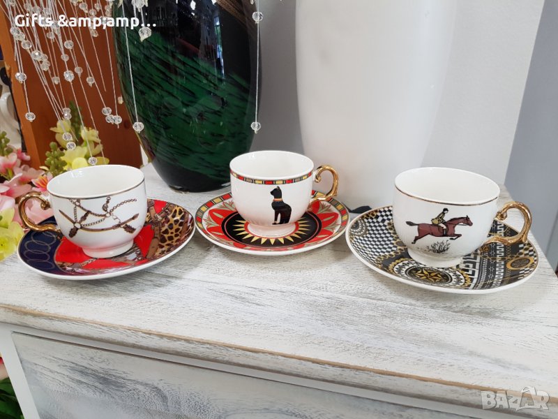 Порцеланов сервиз за кафе - в три различни дизайна, снимка 1