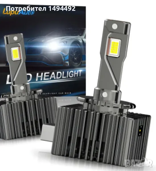 D1S, D3S +300% Led Super Bright автомобилни крушки, снимка 1