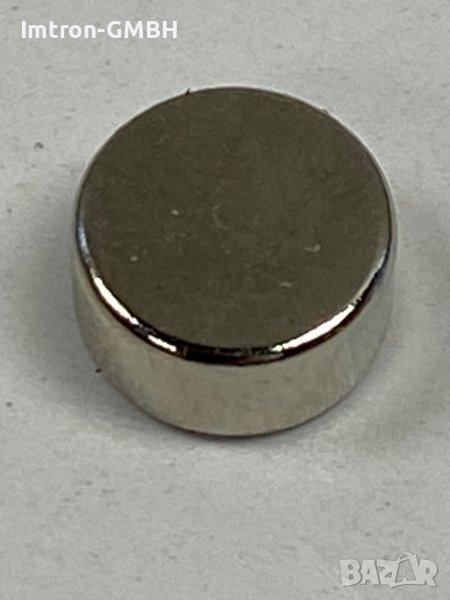 Неодимов магнит 8x4mm  кръгъл супер  силен , снимка 1