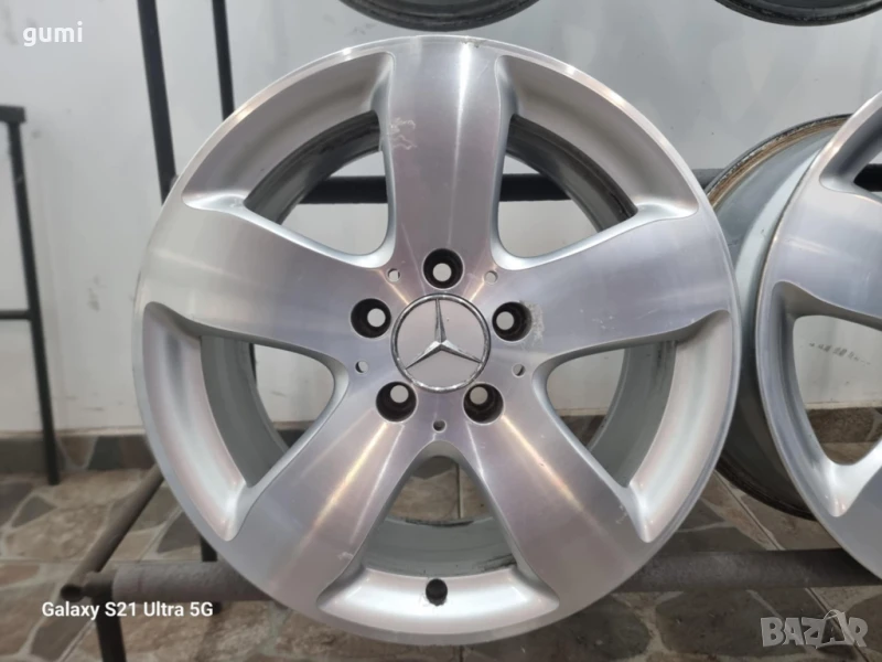 4бр 16ски джанти за  MERCEDES 5х112мм A160901 , снимка 1