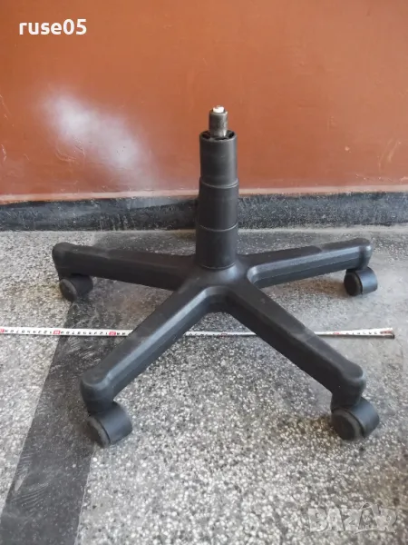 Кръстачка с колелца и газов амортисьор за офис стол - 3, снимка 1