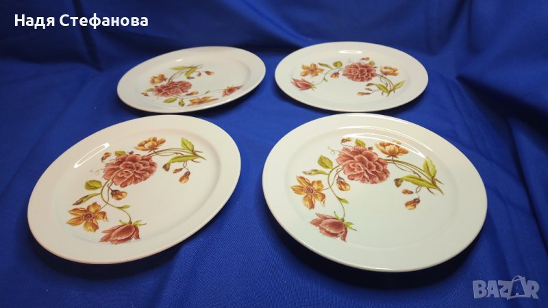 Десертни чинии 4 бр , немски порцелан COLDITZ CP, снимка 1