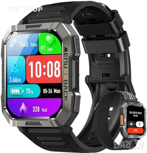 Нов Многофункционален Смарт Часовник с 100+ Спортни Режима и Известия, снимка 1