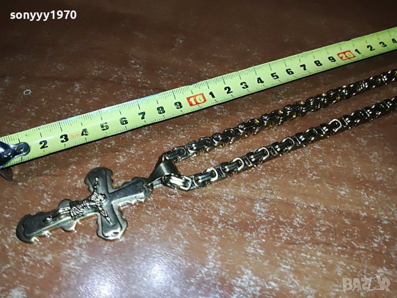 ЛАНЕЦ ЗА ВРАТА-ЦВЯТ ЗЛАТО 2808221003, снимка 1