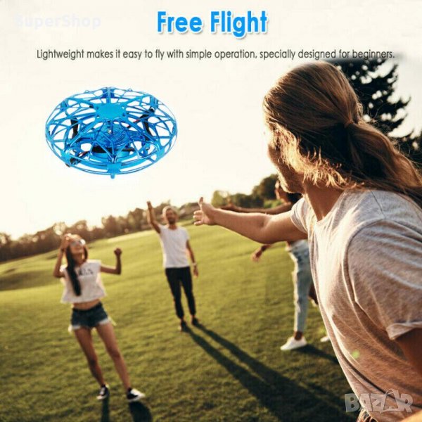 2021 Управляем Дрон С жестове Дронче играчка подарък за дете самолет, снимка 1