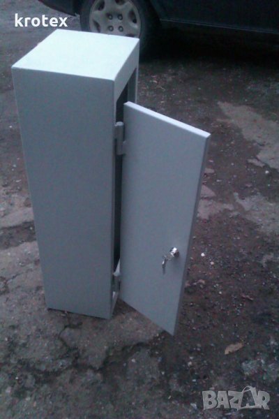 Метална каса за съхранение на транзитни номера с размери 65 /20/25 см , снимка 1