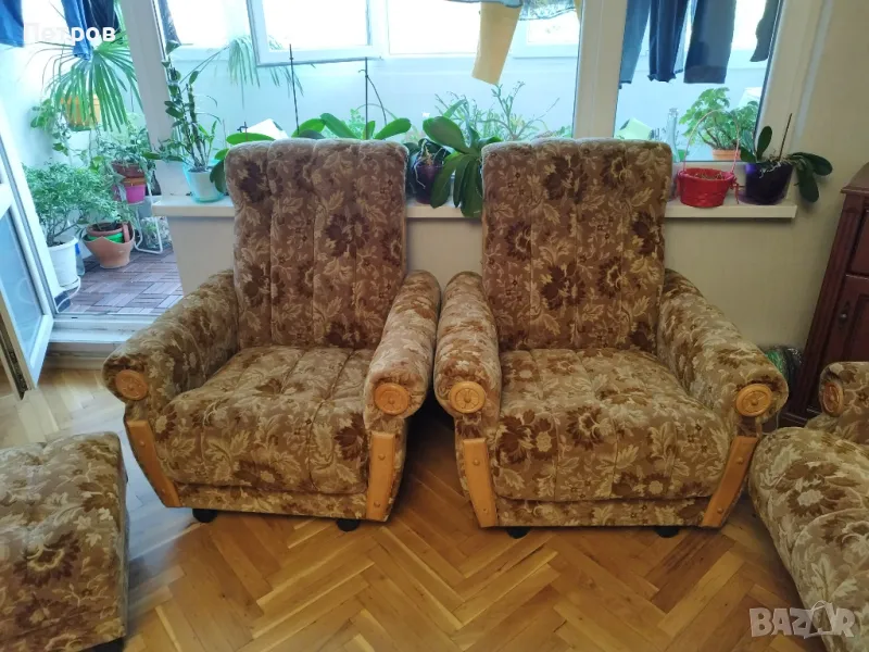 Фотьойл и табуретка, снимка 1