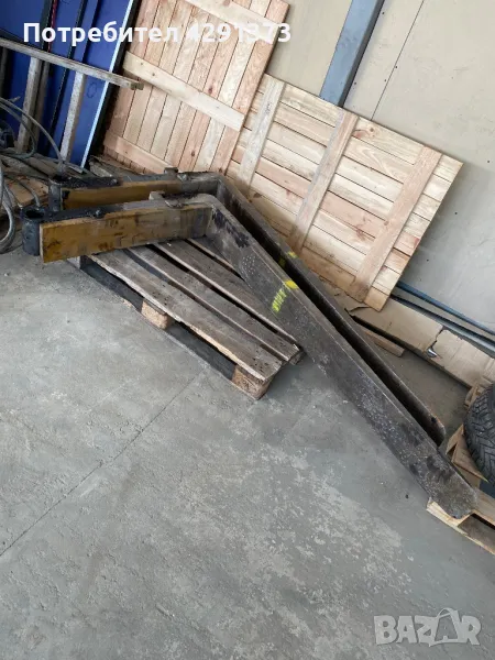 Вилици за мотокар 8тона, снимка 1