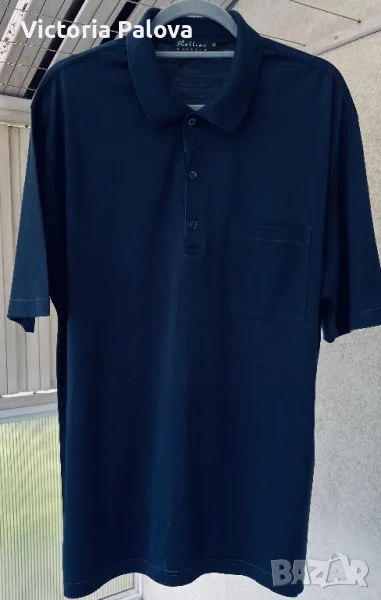 Тениска с яка ROLLINS CLASSIC двойно мерсеризиран памук, снимка 1