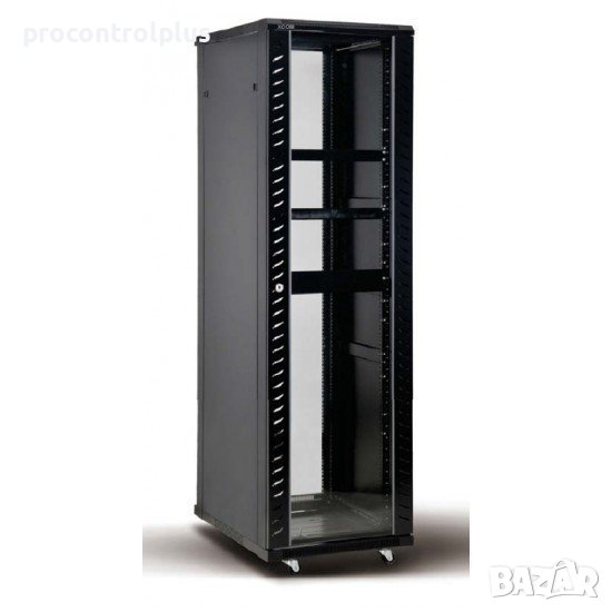 Продавам ШКАФ 36U 600X800 W600/D800/H1700 СТЪКЛЕНА ВРАТА, снимка 1