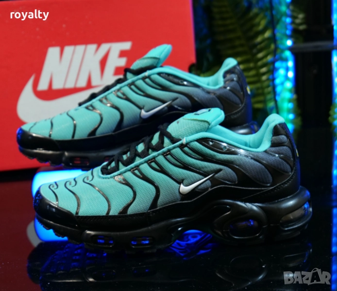 Nike Air Max TN Цвят Черно и Тюркоаз мъжки маратонки , снимка 1