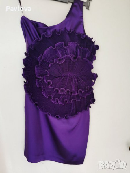 Рокля в лилаво, снимка 1