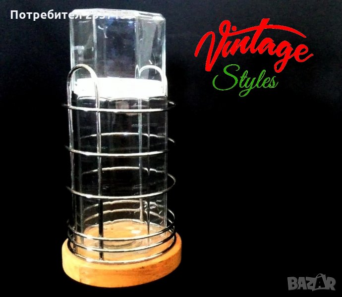 Голям стъклен буркан-3л, снимка 1