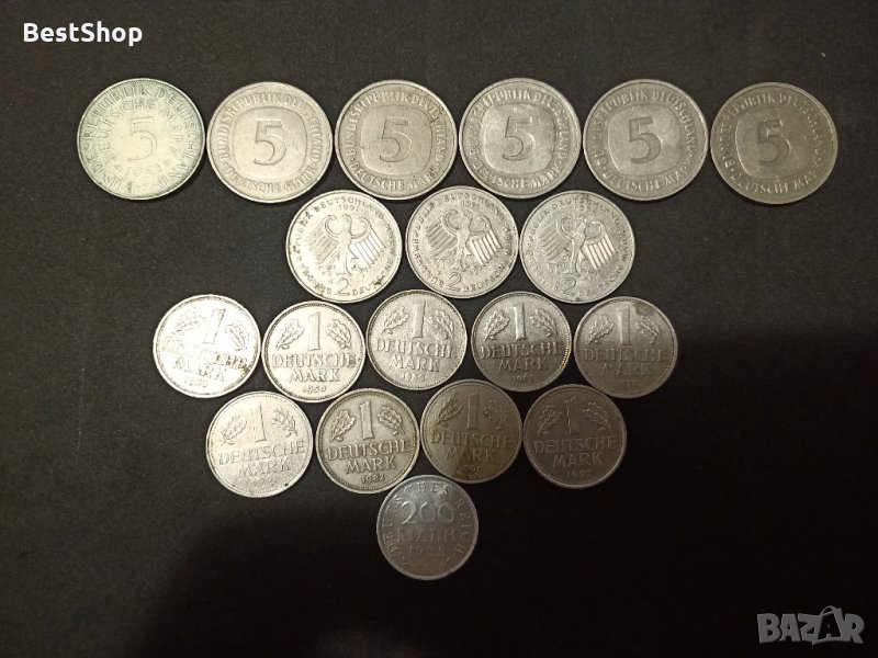 18 - монети = 45 - Германски Марки - 45 Deutsche mark, снимка 1