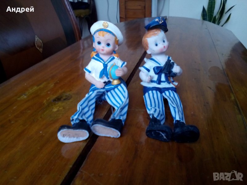 Стари кукли,морячета,моряк, снимка 1