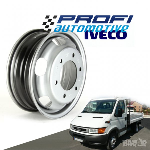 НОВИ ДЖАНТИ / ДЖАНТА - IVECO DAILY 6x170 - 16''  двойна гума, снимка 1