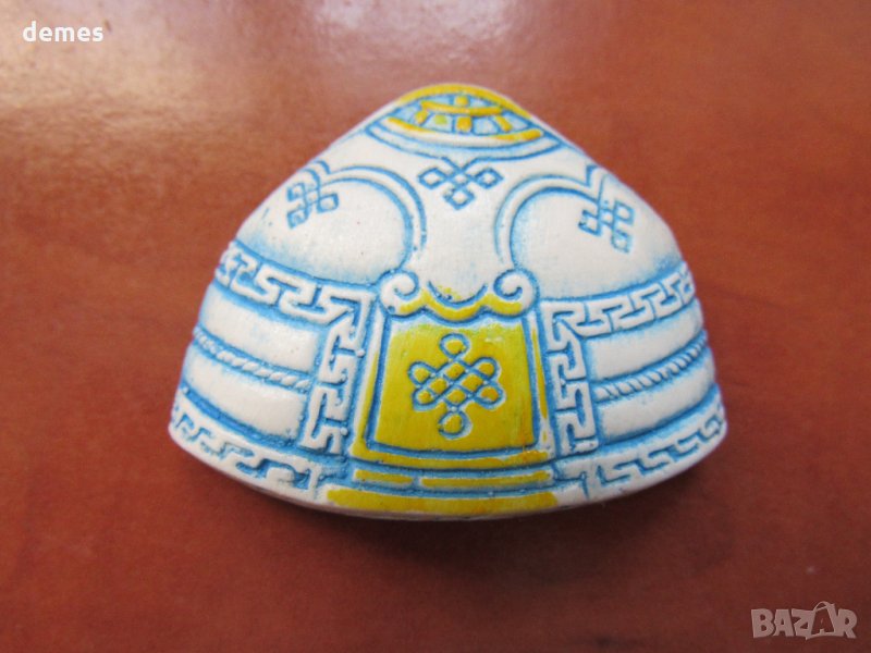  Автентичен 3D магнит Юрта, Монголия-серия-18, снимка 1