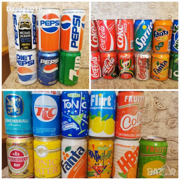 Колекция от кенчета 39 броя , снимка 1