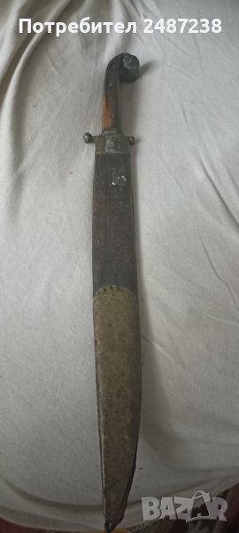 Турски ятагановиден нож,33см с кокал, снимка 1