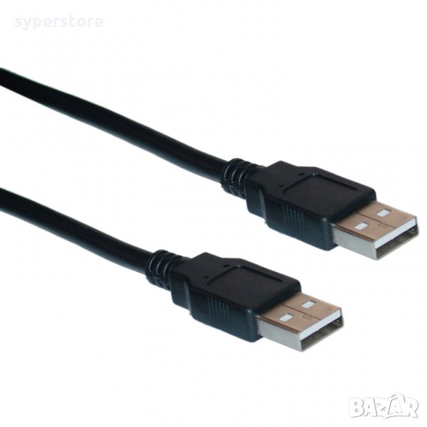 Кабел USB2.0  мъжко/мъжко 1,5м Cable USB2.0 type A-A M/M , 1.5m, снимка 1