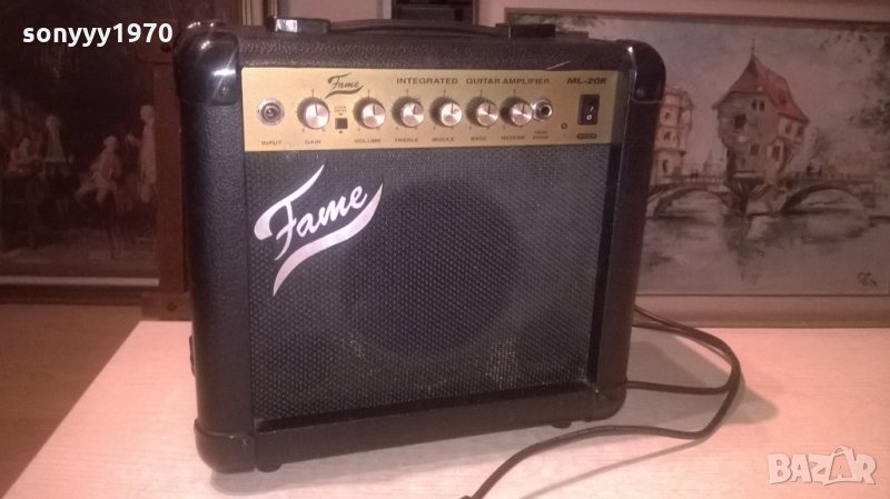 fame ml-20r guitar amplifier-33х31х17см-внос холандия, снимка 1