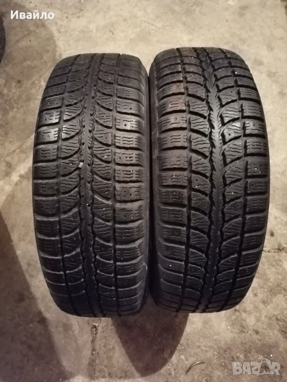 Продавам 2 броя зимни гуми 195.65.15 на 1 сезон дот 2020 Kama, снимка 1