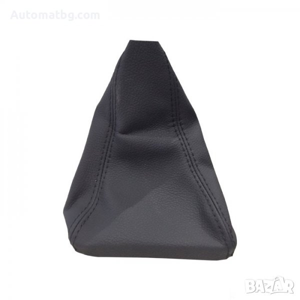 Кожен маншон за скоростен лост Automat, Маншон за BMW E60, Черен, снимка 1
