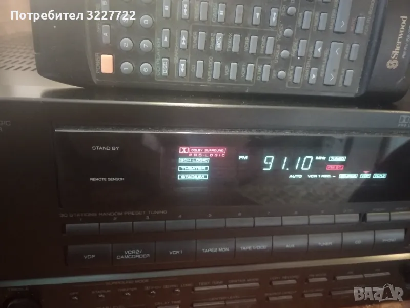 Sherwood rv 6030 като нов. 2 по 105 вт. на 8 ом, снимка 1