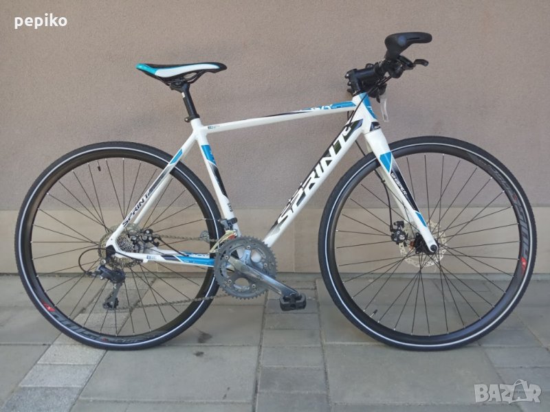 Продавам колела внос от Германия АЛУМИНИЕВ СПОРТЕН ВЕЛОСИПЕД WHISPER SPRINT 28 ЦОЛА ПРЕДНА КАРБОНОВА, снимка 1