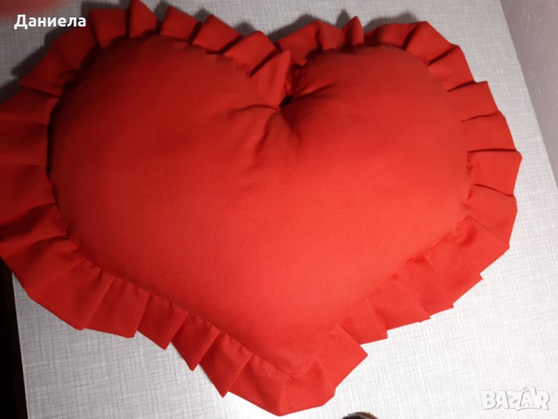Възглавница сърце , снимка 1