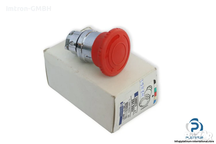 АВАРИЕН СТОП ЧЕРВЕН БУТОН Telemecanique 088874 ZB4-BS54 Tип гъба 40 мм., снимка 1