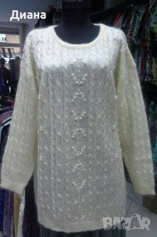 Дамски пуловери-макси размери-кашмир,мерино,ангора, снимка 14 - Блузи с дълъг ръкав и пуловери - 34864896