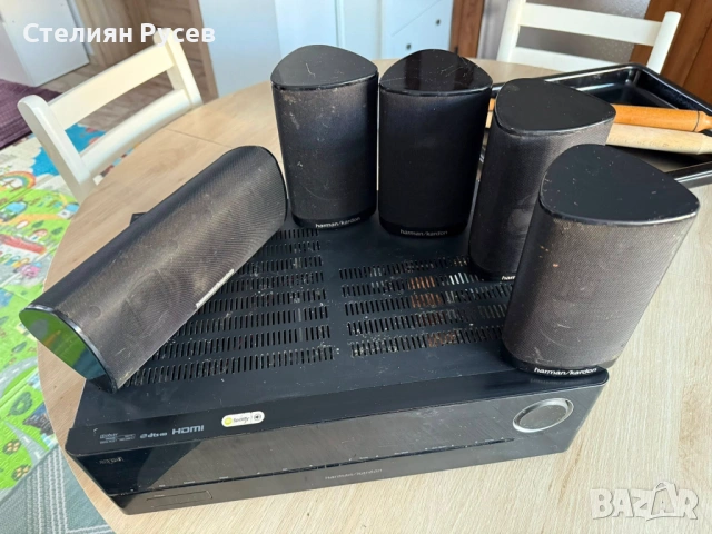 1901  harman kardon AVR 151s/230 аудио видео ресийвър + 5 сателита  / домашно кино / аудио  система , снимка 5 - Ресийвъри, усилватели, смесителни пултове - 53159791