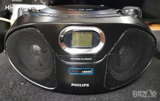 ПРОМО!!! FM radio радио USB player MP3 CD player PHILIPS AZ385, снимка 1 - Радиокасетофони, транзистори - 43724303