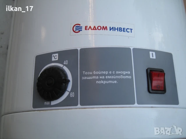 Бойлер Елдом Инвест 80 Литра в отлично състояние Като Нов! , снимка 2 - Бойлери - 51360443
